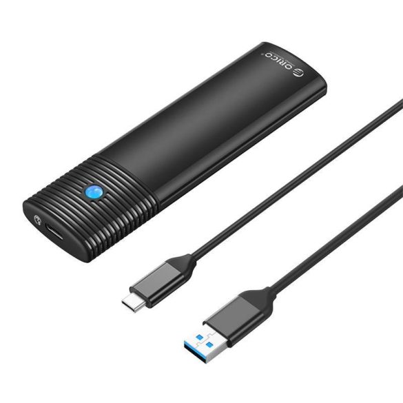 M.2 SATA külső meghajtóház, Orico PWM2-BK-EP, USB-C, 5Gbps (fekete)