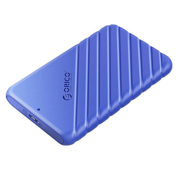 Orico 2,5' HDD / SSD ház, 5 Gbps, USB 3.0 (kék)