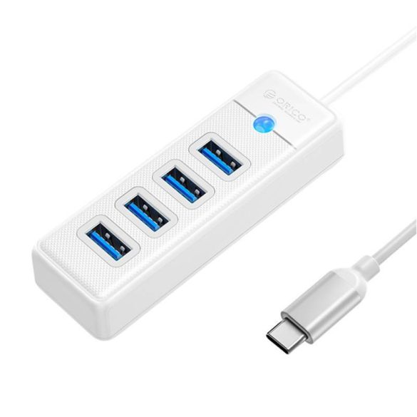 Orico Hub adapter USB-C 4x USB 3.0, 5 Gbps, 0,15m (fehér)