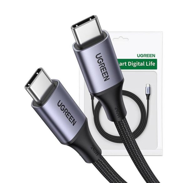 Kábel USB-C-USB-C UGREEN 15311, 1m (szürke)