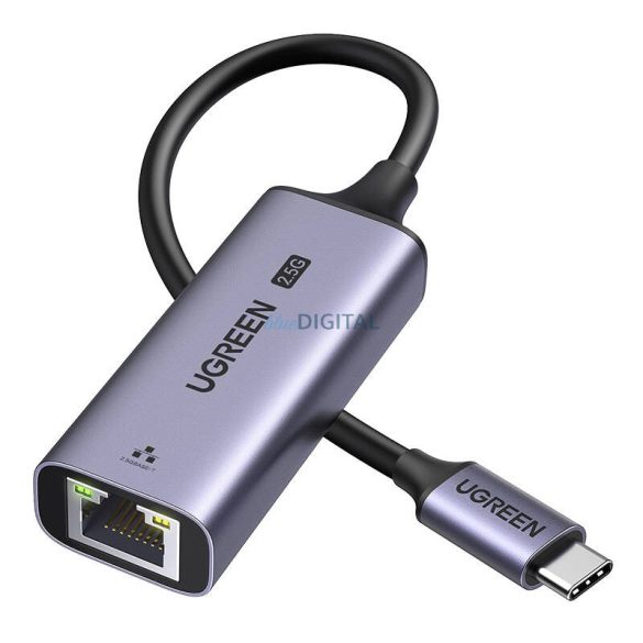 UGREEN CM648, Ethernet Adapter USB-C RJ45-re, 2.5G (fekete)