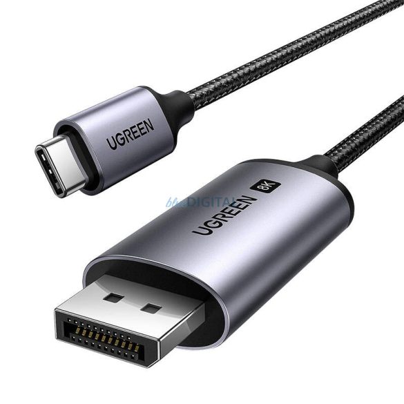 UGREEN CM556 Kábel USB-C és DisplayPort 8K 1m (fekete)