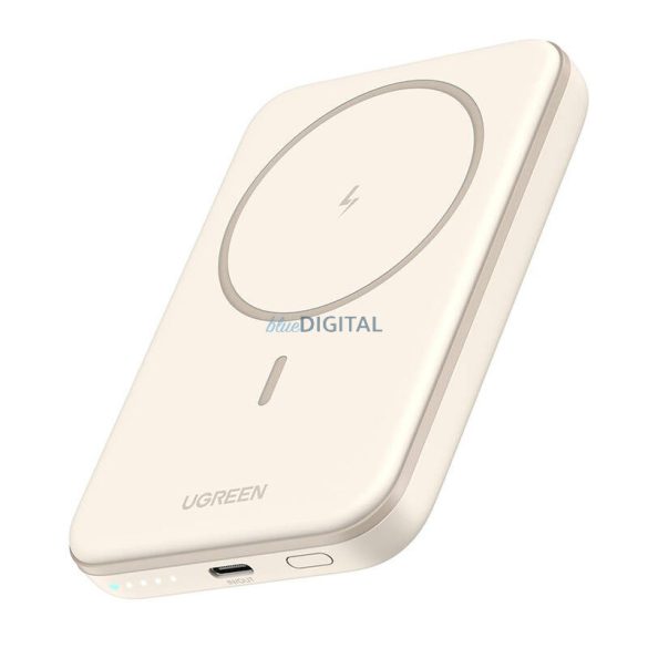 Ugreen PB560 mágneses powerbank 5000mAh USB-C 15W - bézs