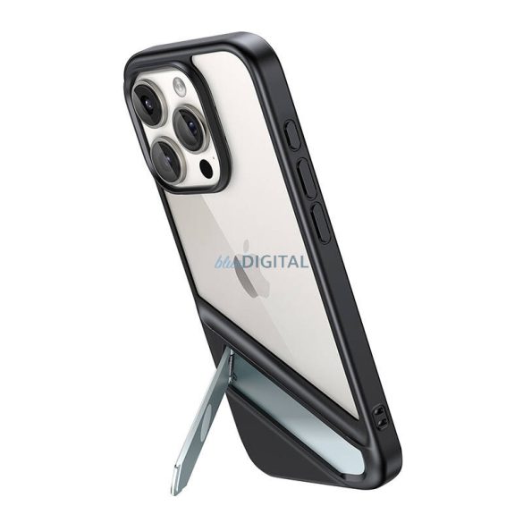 Kickstand védőtok UGREEN LP739 iPhone 15 Pro (fekete)