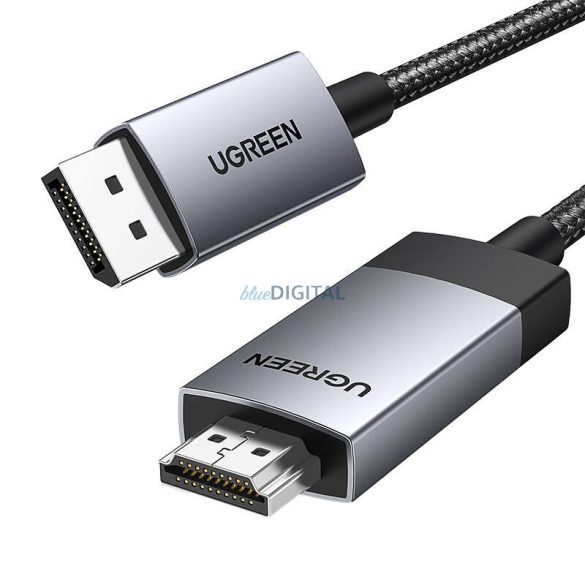 Ugreen DP119 DisplayPort - HDMI kábel 4K 60Hz 3m - szürke