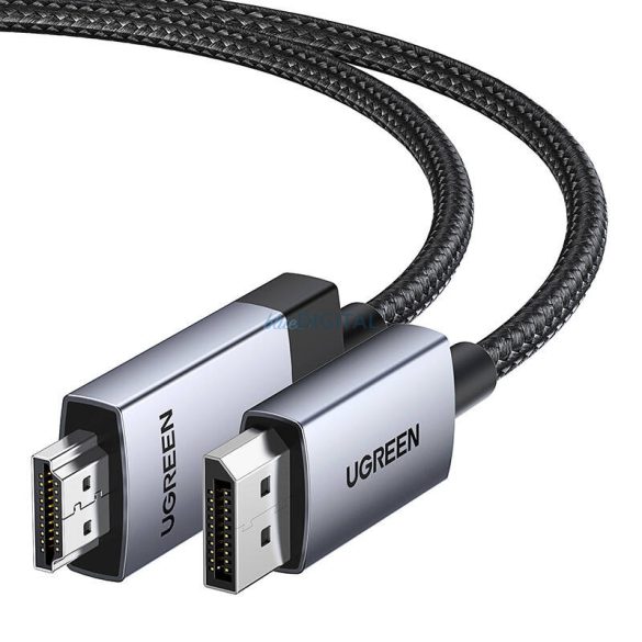 Ugreen DP119 DisplayPort - HDMI kábel 4K 60Hz 3m - szürke