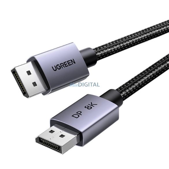 Ugreen DP120 DisplayPort 1.4 kábel 8K 60Hz, 32.4Gbps, 2m - fekete