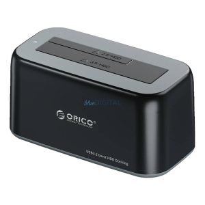 Orico dokkolóállomás 2,5 / 3,5" HDD / SSD, 5Gbps, USB-C USB-C/A-ra (fekete)