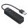 Orico USB hub USB-A - 1xUSB-A 3.0 + 3xUSB-A 2.0 - fekete