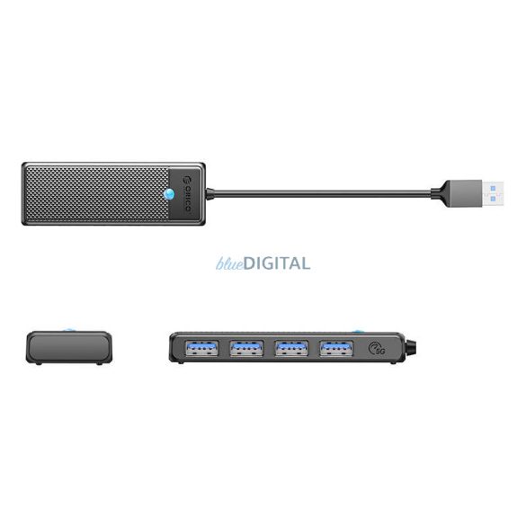 Orico USB hub USB-A - 4xUSB-A 3.0 - fekete