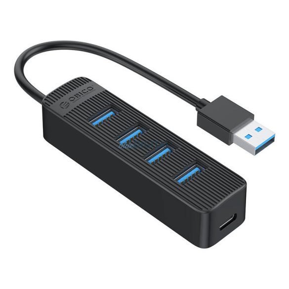 Orico TWU3 USB hub USB-A - 4xUSB-A 3.0 - fekete