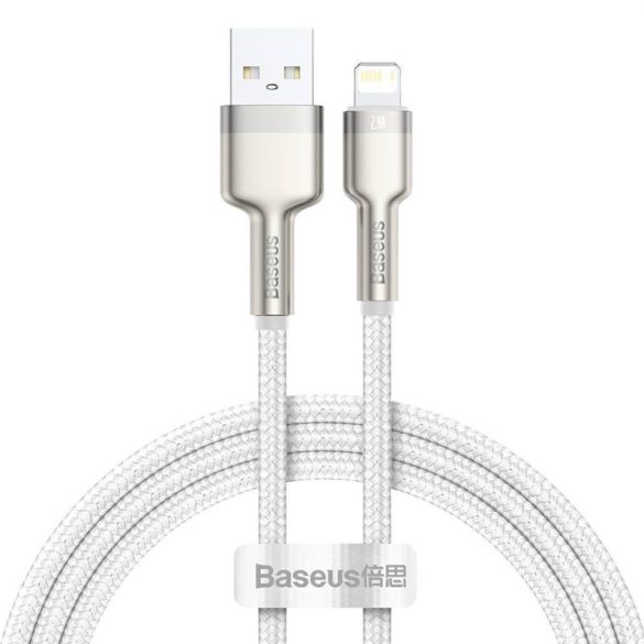 Baseus Cafule USB-A - Lightning kábel, 2,4A, 1 m (fehér)