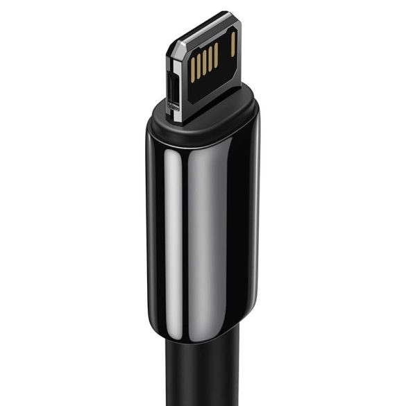 Baseus Tungsten Gold USB-A - Lightning kábel, 2,4A, 1 m (fekete)