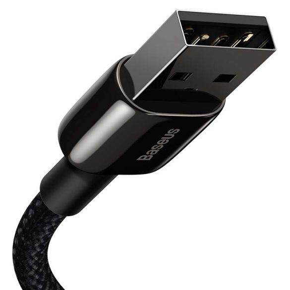 Baseus Tungsten Gold USB-A - Lightning kábel, 2,4A, 1 m (fekete)