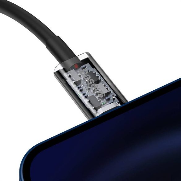 Baseus Superior USB-C - Lightning kábel, 20 W, PD, 2 m (fekete)