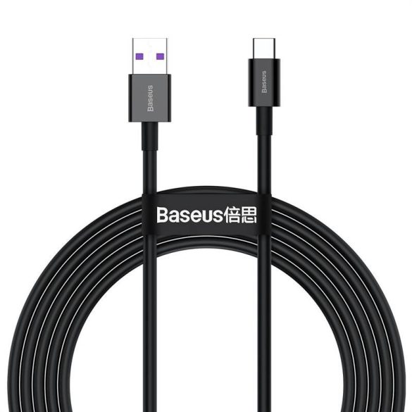 USB-USB-C Baseus Superior sorozatú kábel, 66 W, 2 m (fekete)