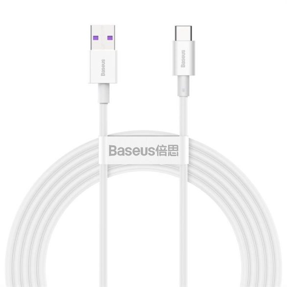 USB-USB-C Baseus Superior sorozatú kábel, 66 W, 2 m (fehér)