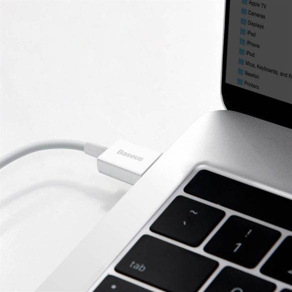 USB-USB-C Baseus Superior sorozatú kábel, 66 W, 2 m (fehér)