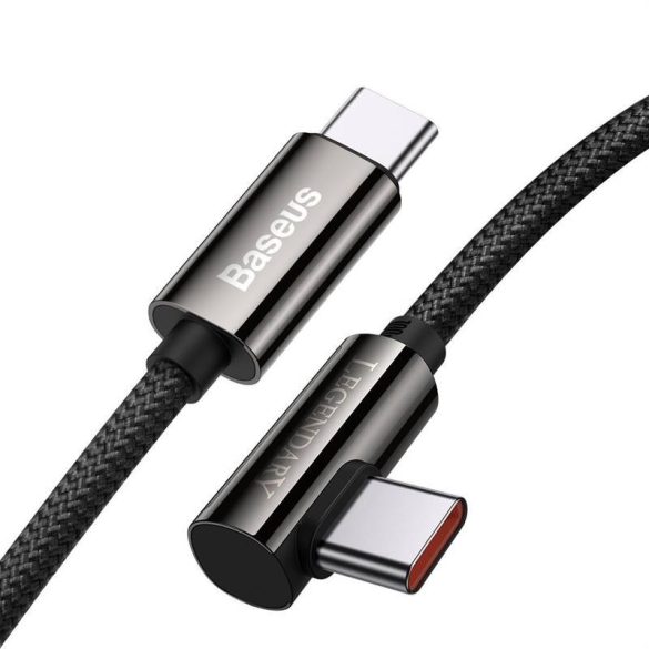 Baseus Legend Series USB-C – USB-C ferde kábel, PD, 100 W, 1 m (fekete)