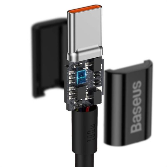 Baseus Superior sorozatú USB-C-USB-C kábel, 100 W, 2 m (fekete)