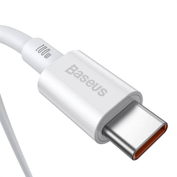 Baseus Superior sorozatú USB-C-USB-C kábel, 100 W, 1 m (fehér)