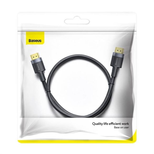 Baseus Cafule HDMI 2.0 kábel, 4K, 3D, 1 m (fekete-szürke)