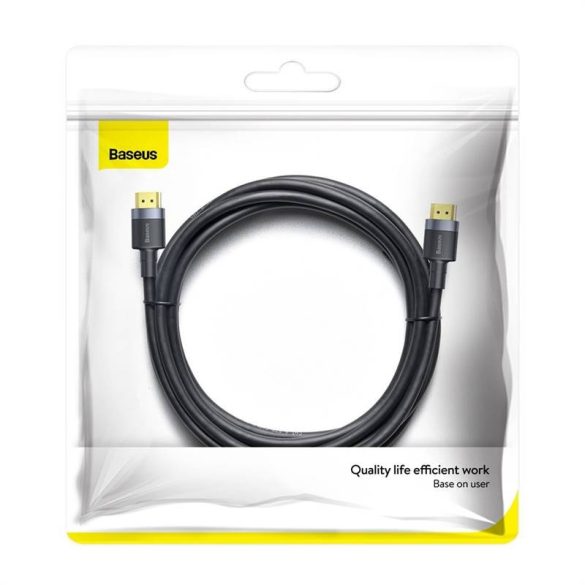 Baseus Cafule HDMI 2.0 kábel, 4K, 3D, 3 m (fekete-szürke)