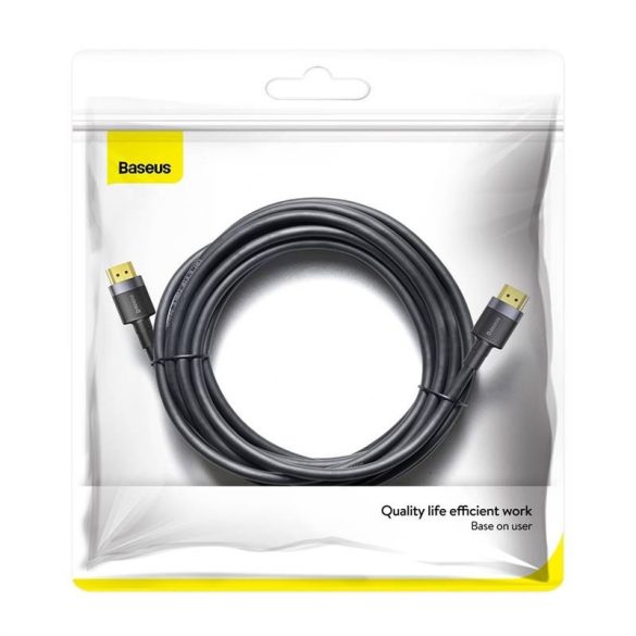 Baseus Cafule HDMI 2.0 kábel, 4K, 3D, 5 m (fekete-szürke)