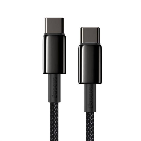 Baseus Tungsten Gold USB-C-USB-C kábel, 100 W, 2 m (fekete)