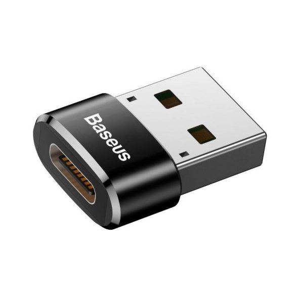 Baseus 5A USB-C–USB-A adapter (fekete)