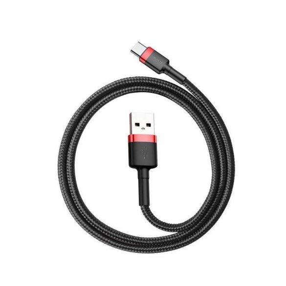 USB-USB-C kábel Baseus Cafule 2A 2m (piros-fekete)