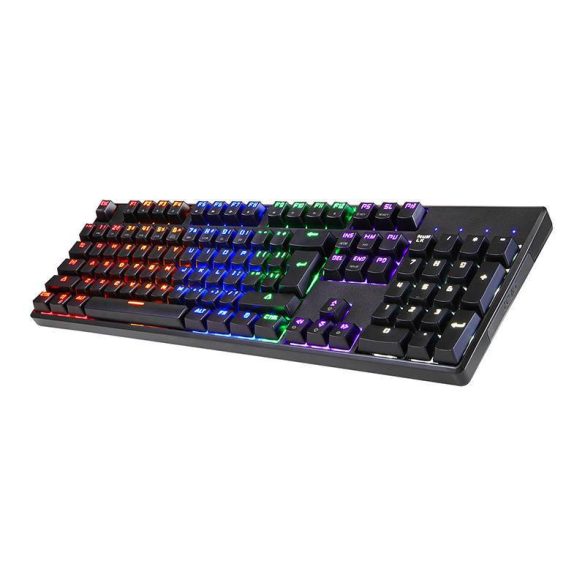 Mechanikus billentyűzet Motospeed CK107 RGB (fekete)