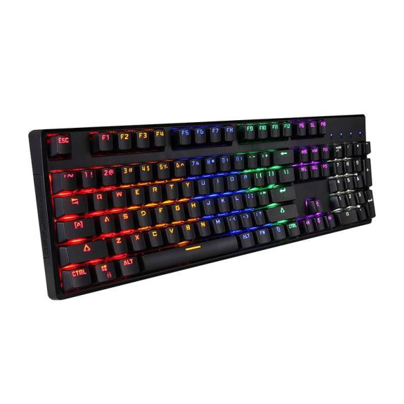 Mechanikus billentyűzet Motospeed CK107 RGB (fekete)