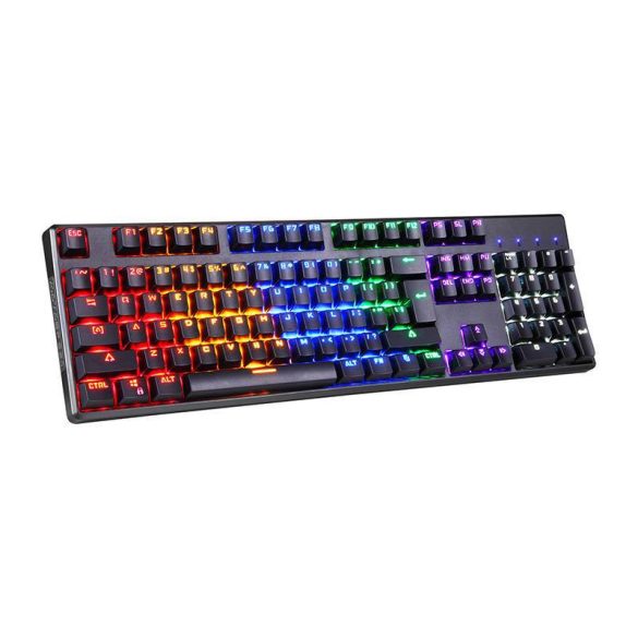 Mechanikus billentyűzet Motospeed CK107 RGB (fekete)