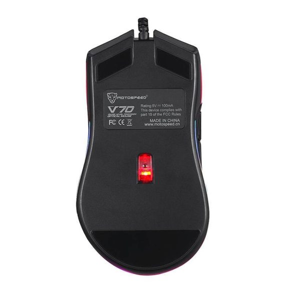 Motospeed V70 Wired Gaming Mouse (fekete)