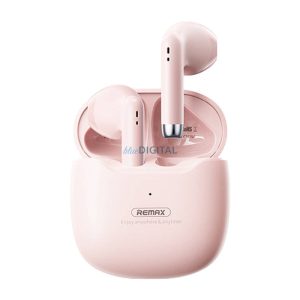 Remax Marshmallow Stereo TWS-19 vezeték nélküli fülhallgató (rózsaszín)
