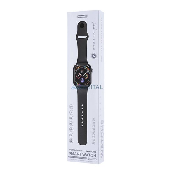 Smartwatch Remax Watch8 fekete