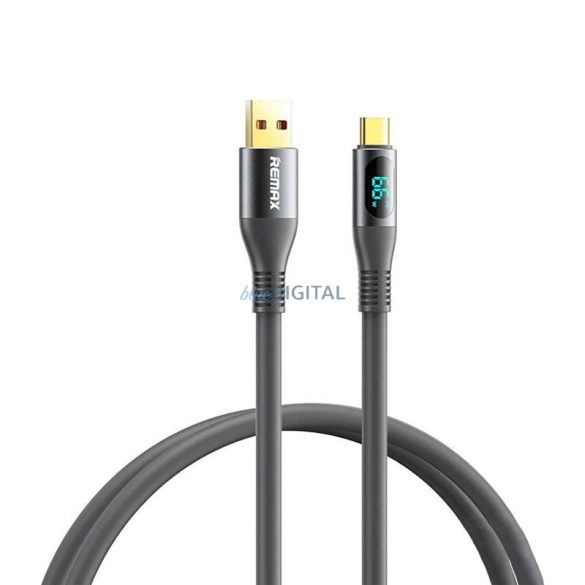 Kábel USB-C Remax Zisee, RC-030, 66W, 1,2m (szürke)