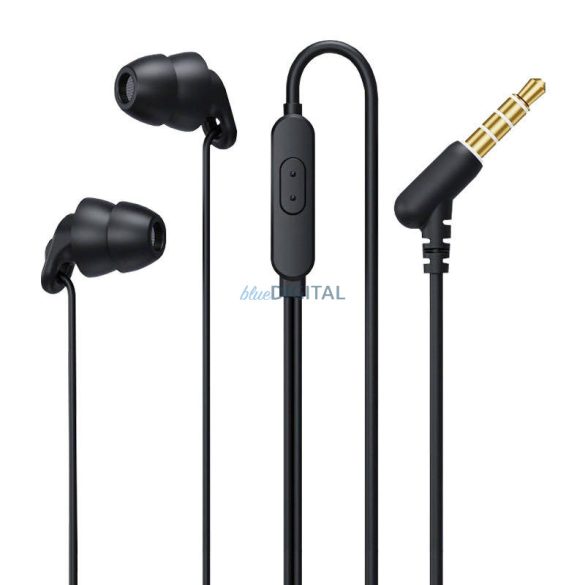 Remax RM-518 fülhallgató, 3,5 mm-es jack, 1,2 m (fekete)