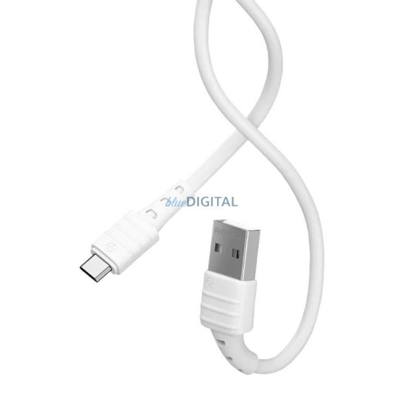 Kábel USB Micro Remax Zeron, 1m, 2.4A (fehér)