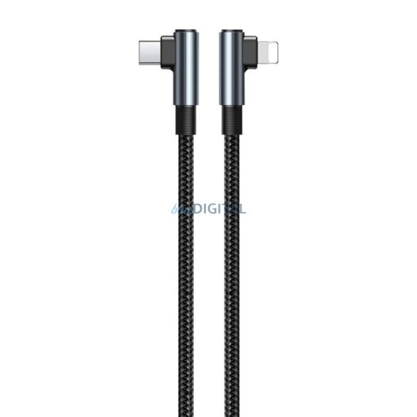 Kábel USB-C-Lightning Remax Ranger II, RC-C002, 1m, 20W (fekete)