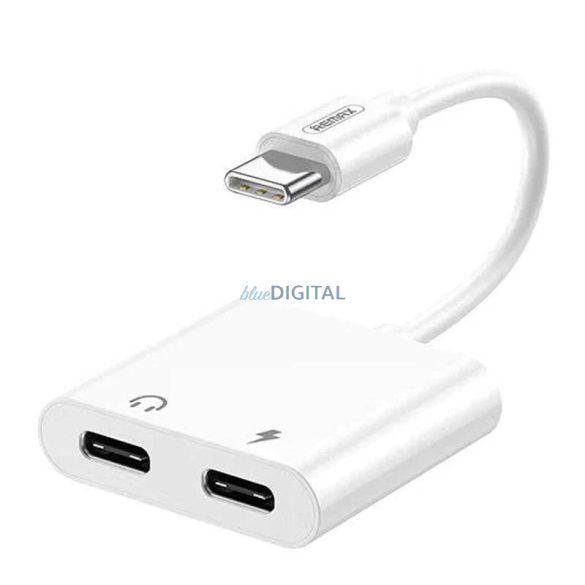 Audio adapter USB-C Remax REMINE (fehér)