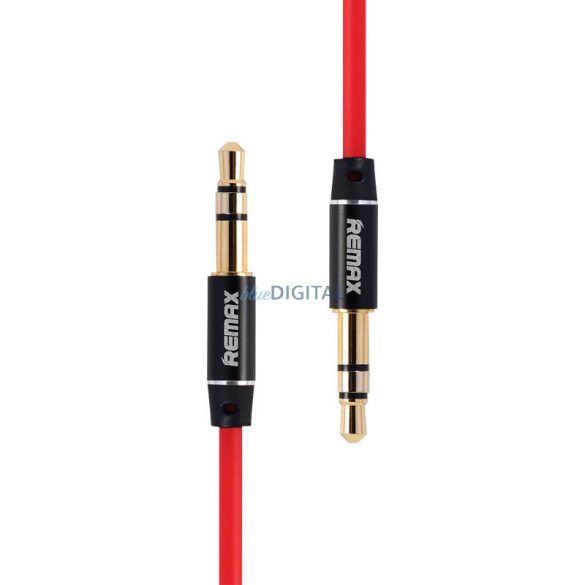 Remax RL-L200 Mini jack 3.5mm AUX kábel, 2m (piros)