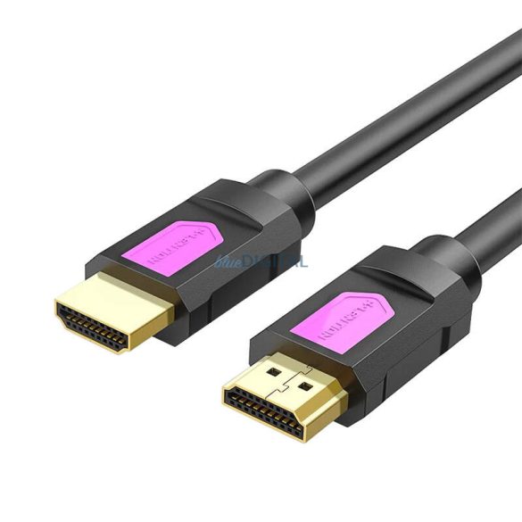 Lention HDMI 4K nagysebességű HDMI kábel, 1m (fekete)