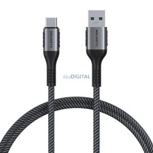 Lention CB-ACE-6A1M USB-A - Type-C kábel 6A, 10Gbps, 0.5m - fekete