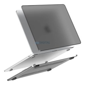 Lention matt felületű tok Macbook Air 13.6" (fekete)