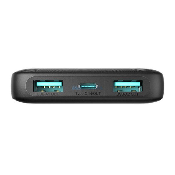 Joyroom JR-PBF1 powerbank 1xUSB-A és 1xUSB-C csatlakozással 10000mAh 22.5W - fekete