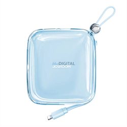   Joyroom JR-L003 Jelly powerbank 10000mAh Lightning kábellel 22.5W - kék
