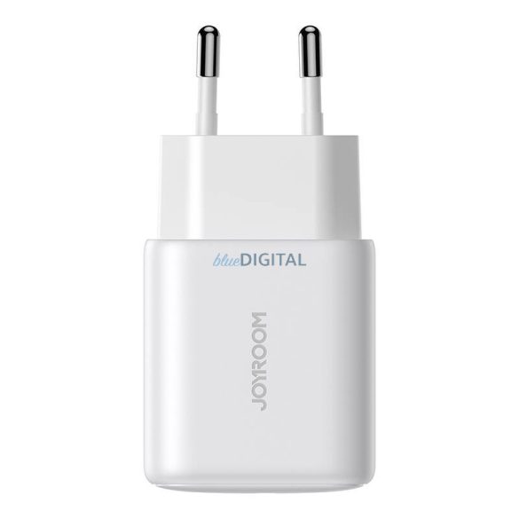 Joyroom JR-TCF21 hálózati töltő 1xUSB-A és 1xUSB-C csatlakozással 20W PD QC3.0 - fehér