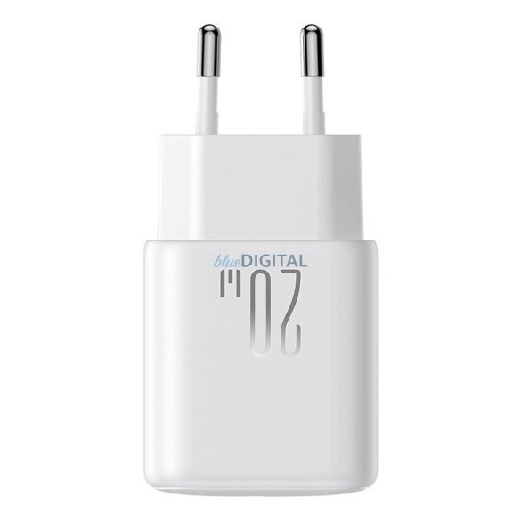 Joyroom JR-TCF21 hálózati töltő 1xUSB-A és 1xUSB-C csatlakozással 20W PD QC3.0 - fehér